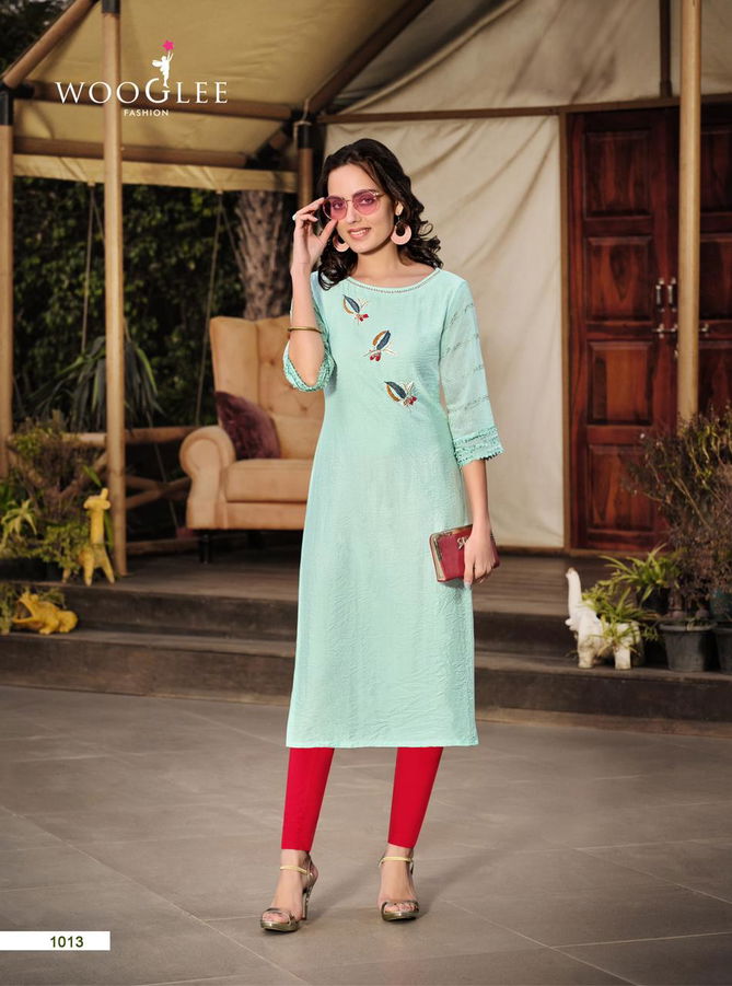 Wooglee Maryam Heavy Designer Ethnic Wear Latest Kurti Collection